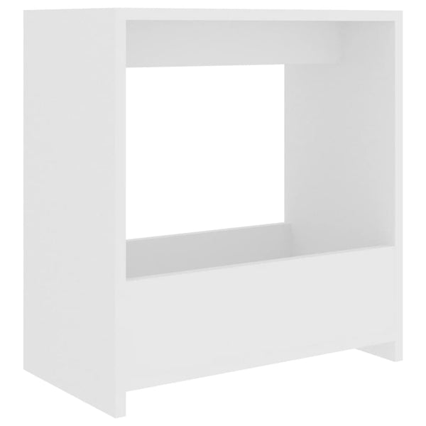 Side Table White 50X26x50 Cm Engineered Wood Side Tables