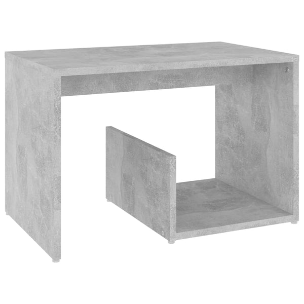 Side Table Concrete Grey 59X36x38 Cm Engineered Wood Side Tables
