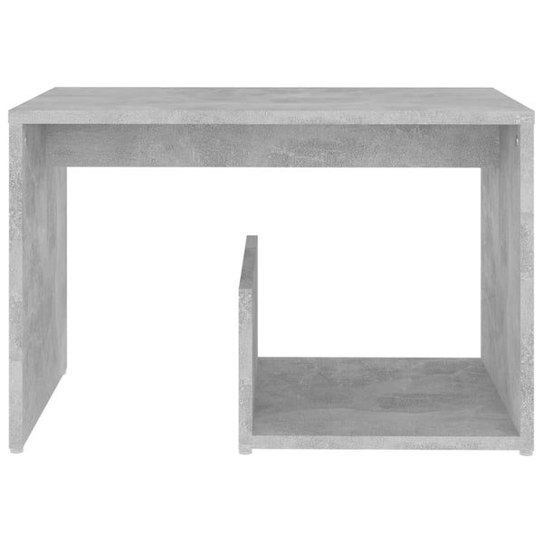 Side Table Concrete Grey 59X36x38 Cm Engineered Wood Side Tables