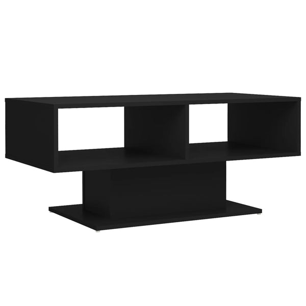 Coffee Table Black 103.5X50x44.5 Cm Engineered Wood Coffee Tables
