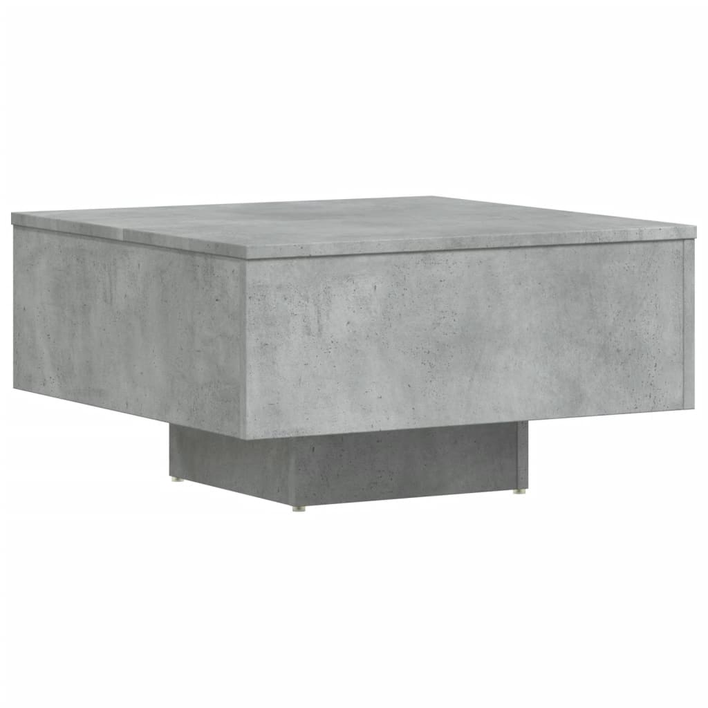 Coffee Table Concrete Grey 60X60x31.5 Cm Engineered Wood Coffee Tables