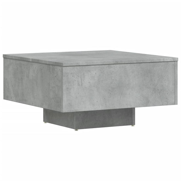 Coffee Table Concrete Grey 60X60x31.5 Cm Engineered Wood Coffee Tables