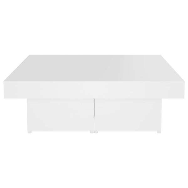Vidaxl Coffee Table White 90X90x28 Cm Engineered Wood Coffee Tables