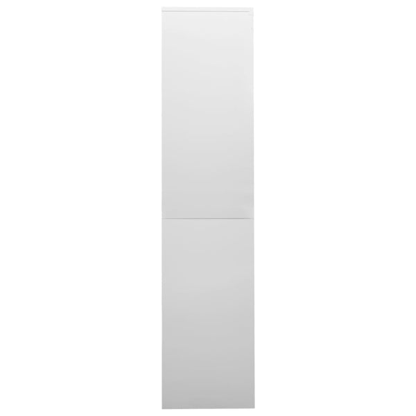 Office Cabinet With Sliding Door Light Grey Steel 90X40x180 Cm Cabinets & Cupboards