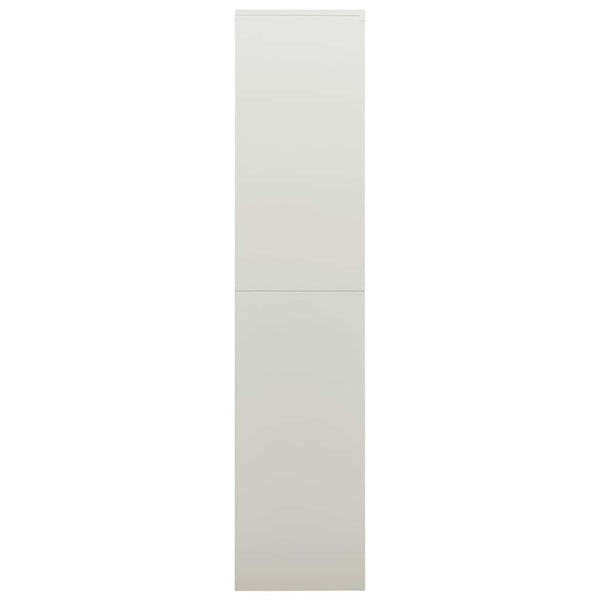 Vidaxl Locker Cabinet Light Grey 90X40x180 Cm Steel Storage Units