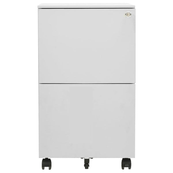 Mobile File Cabinet Light Grey 39X45x67 Cm Steel Filing Cabinets