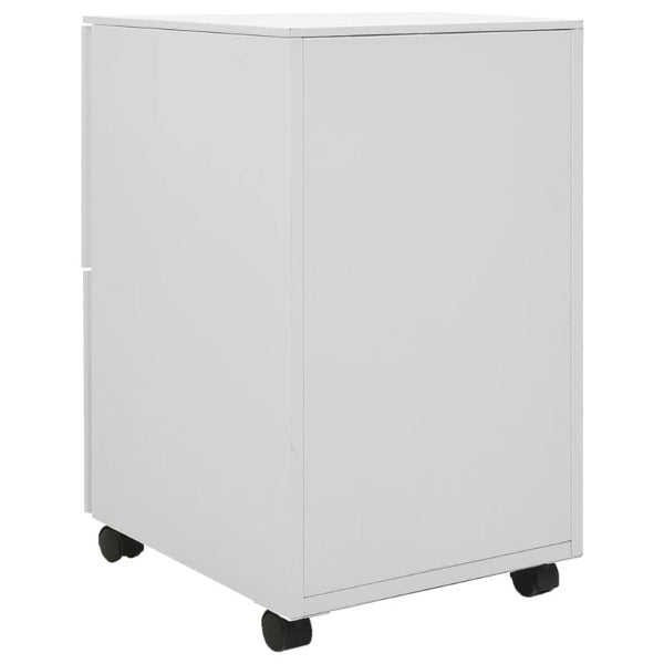 Mobile File Cabinet Light Grey 39X45x67 Cm Steel Filing Cabinets