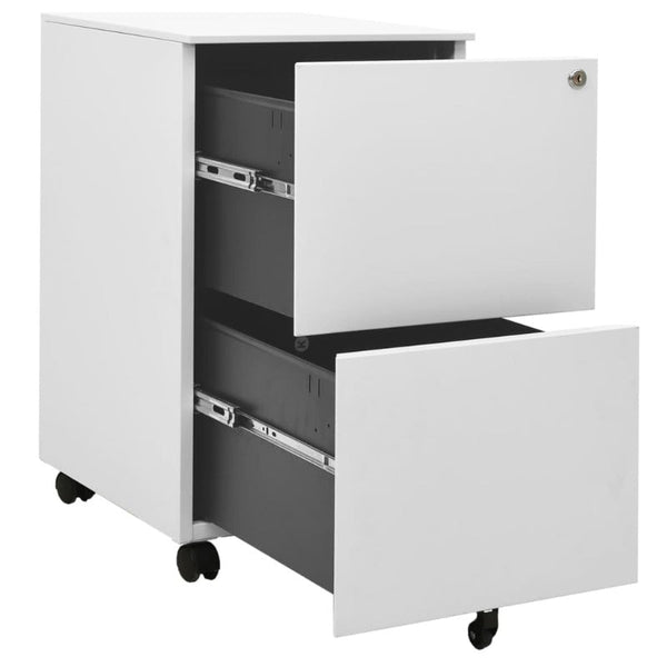 Mobile File Cabinet Light Grey 39X45x67 Cm Steel Filing Cabinets