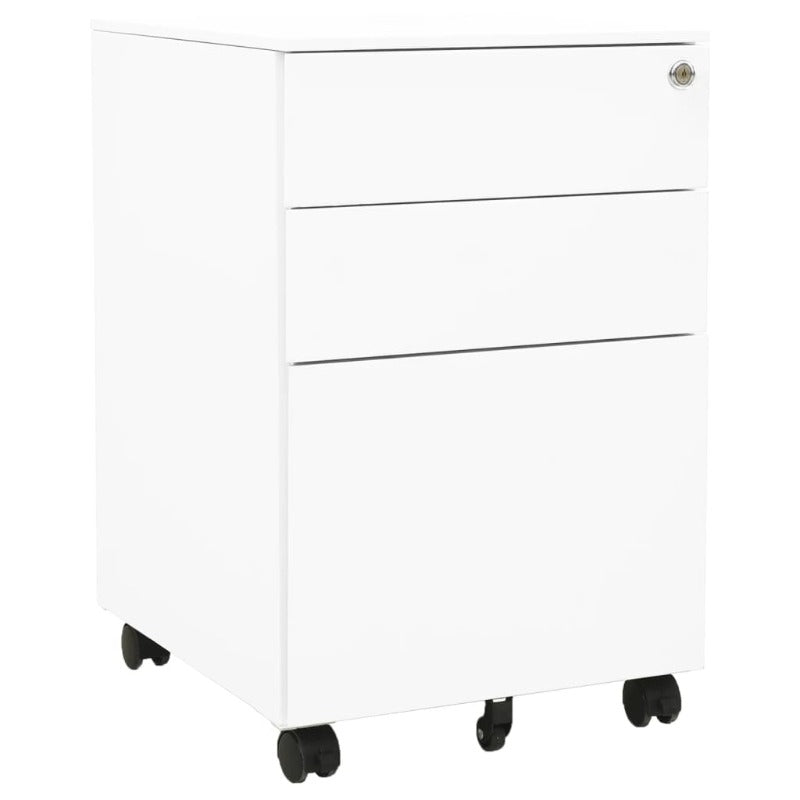 Cabinets & Cupboards Mobile File Cabinet White 39X45x60 Cm Steel