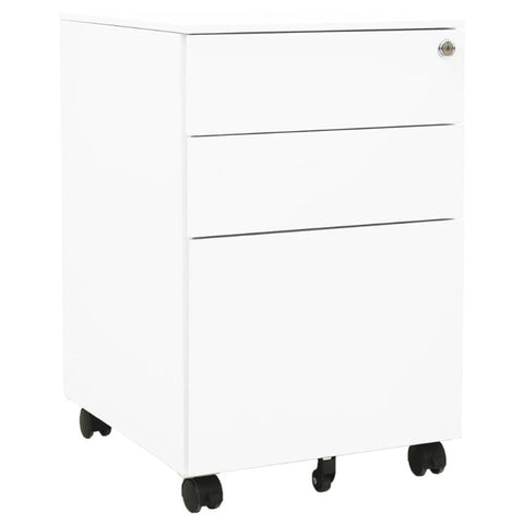 Cabinets & Cupboards Mobile File Cabinet White 39X45x60 Cm Steel