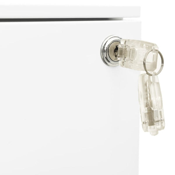 Cabinets & Cupboards Mobile File Cabinet White 39X45x60 Cm Steel