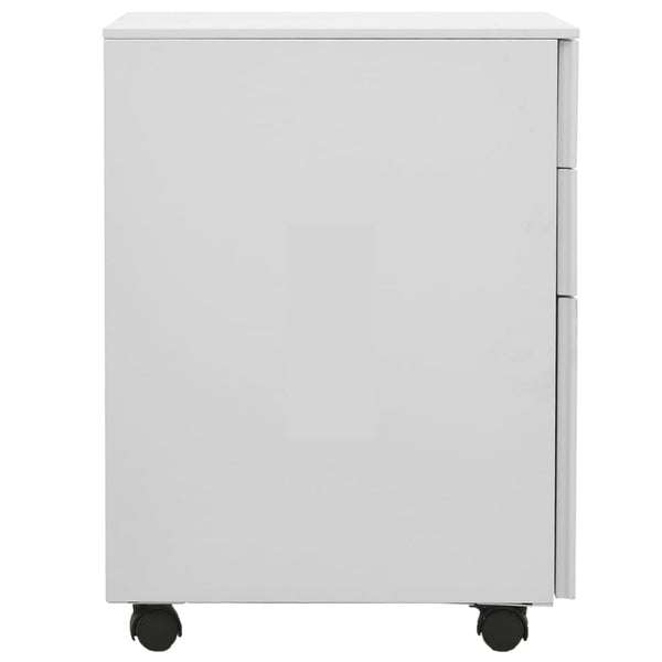 Mobile File Cabinet Light Grey 39X45x60 Cm Steel Cabinets & Cupboards