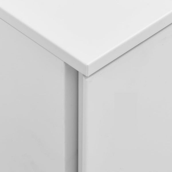 Mobile File Cabinet Light Grey 39X45x60 Cm Steel Cabinets & Cupboards