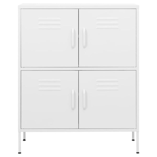 Cabinets & Cupboards Storage Cabinet White 80X35x101.5 Cm Steel