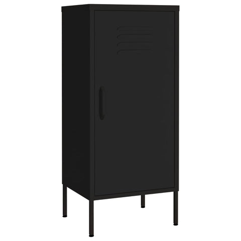 Storage Cabinet Black 42.5X35x101.5 Cm Steel Cabinets & Cupboards