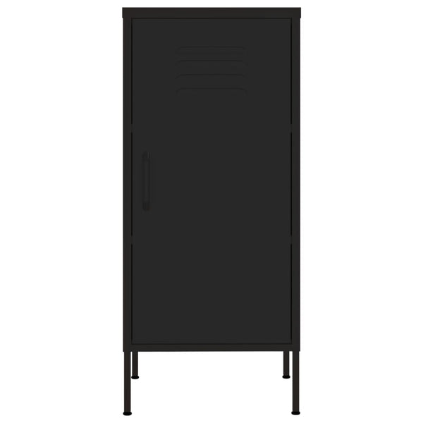 Storage Cabinet Black 42.5X35x101.5 Cm Steel Cabinets & Cupboards