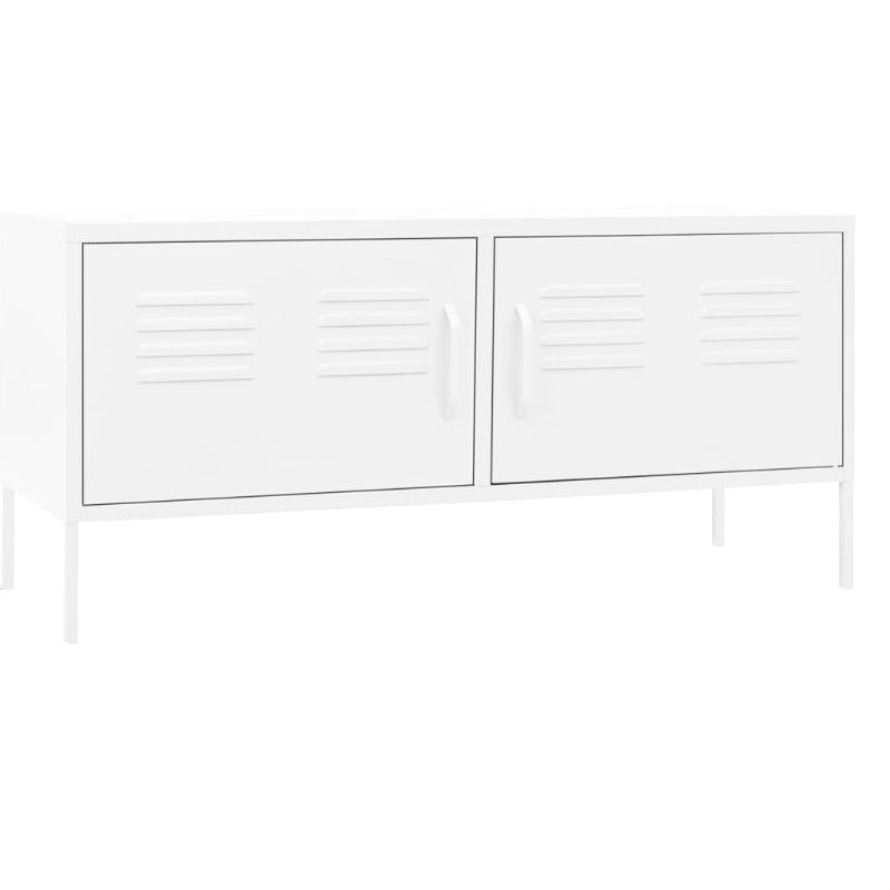 TV Stands & Entertainment Units Tv Cabinet White 105X35x50 Cm Steel