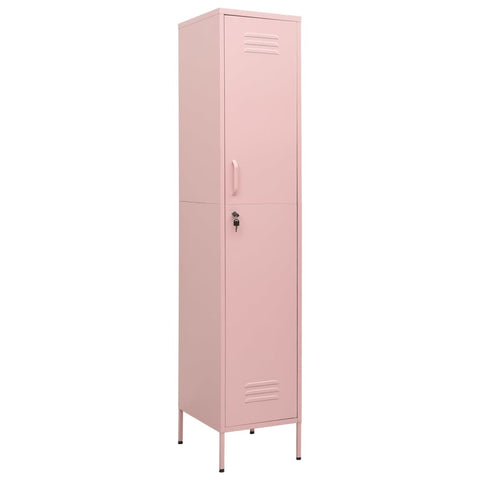 Locker Cabinet Pink 35X46x180 Cm Steel Cabinets & Cupboards