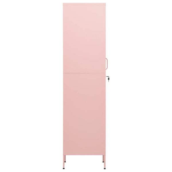Locker Cabinet Pink 35X46x180 Cm Steel Cabinets & Cupboards