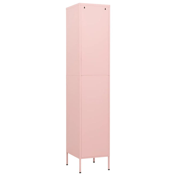 Locker Cabinet Pink 35X46x180 Cm Steel Cabinets & Cupboards