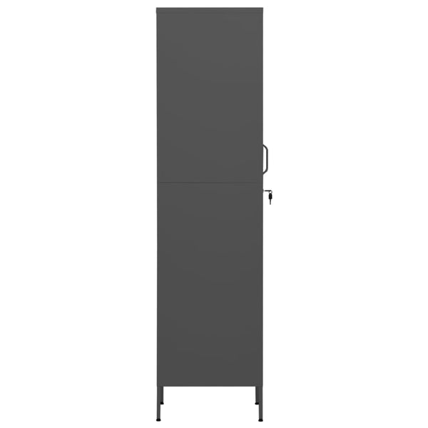 Locker Cabinet Anthracite 35X46x180 Cm Steel Cabinets & Cupboards