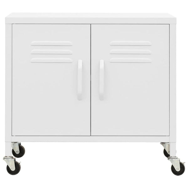 Vidaxl Storage Cabinet White 60X35x56 Cm Steel Other Kitchen Storage