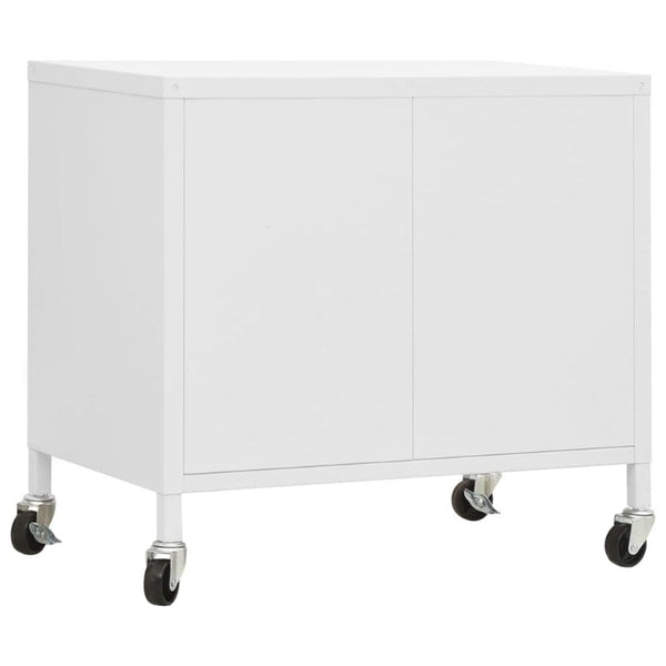 Vidaxl Storage Cabinet White 60X35x56 Cm Steel Other Kitchen Storage