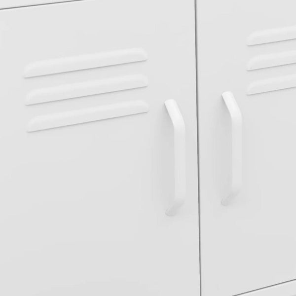 Vidaxl Storage Cabinet White 60X35x56 Cm Steel Other Kitchen Storage