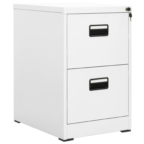 Filing Cabinet White 46X62x72.5 Cm Steel Filing Cabinets