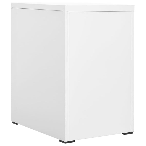 Filing Cabinets Filing Cabinet White 46X62x72.5 Cm Steel