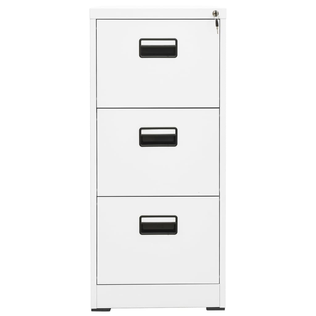 Filing Cabinet White 46X62x102.5 Cm Steel Filing Cabinets