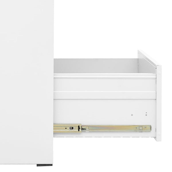 Filing Cabinet White 46X62x102.5 Cm Steel Filing Cabinets