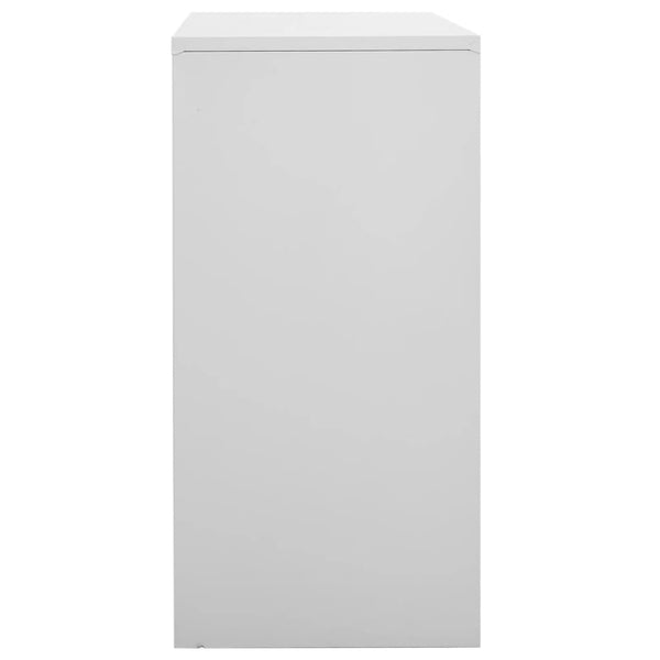 Vidaxl Locker Cabinet Light Grey 90X45x92.5 Cm Steel Cabinets & Cupboards