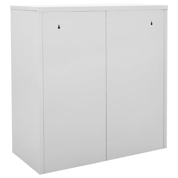 Vidaxl Locker Cabinet Light Grey 90X45x92.5 Cm Steel Cabinets & Cupboards