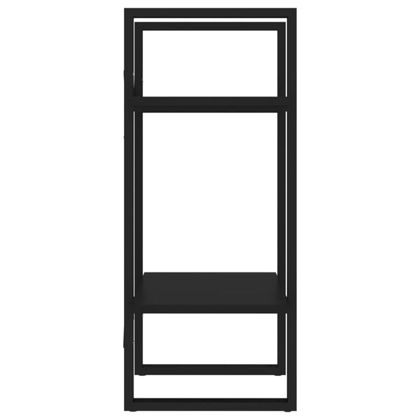 2 Tier Book Cabinet Black 40X30x70 Cm Engineered Wood Bookshelves