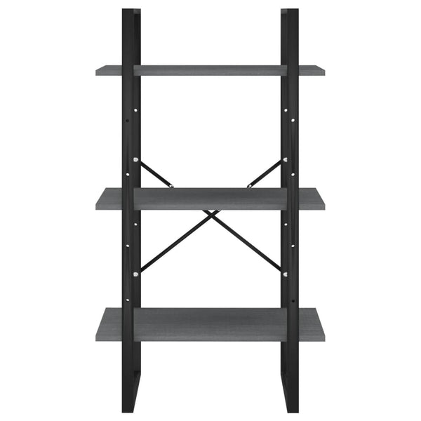 Storage Shelf Grey 60X30x105 Cm Solid Pine Wood Shelves