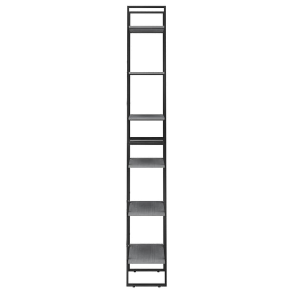 Storage Shelf Grey 60X30x210 Cm Solid Wood Pine Shelves