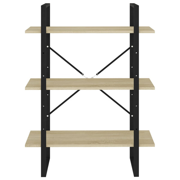 Book Cabinet Sonoma Oak 80X30x105 Cm Engineered Wood Bookshelves