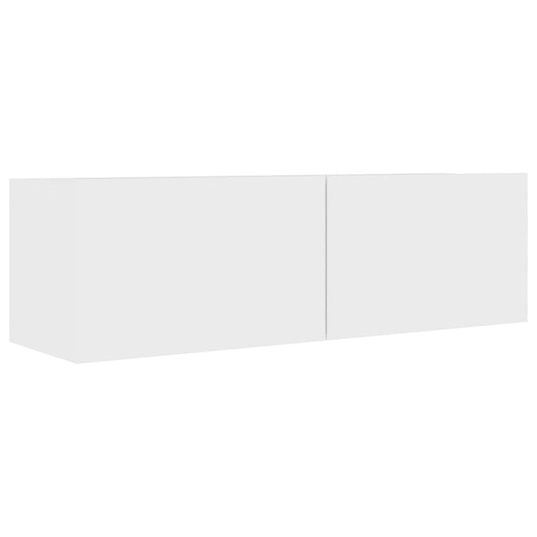 6 Piece Tv Cabinet Set White Engineered Wood Tv Stands & Entertainment Units