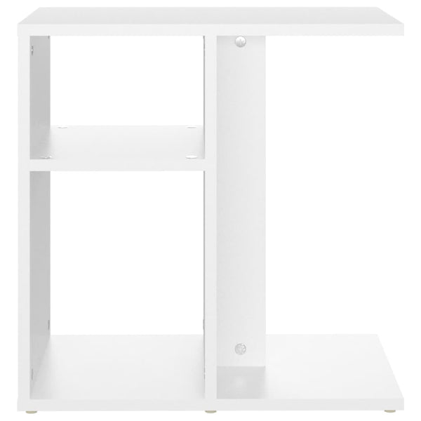 Side Table White 50X30x50 Cm Engineered Wood Side Tables