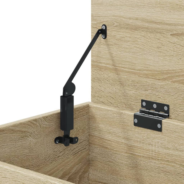 Storage Chest Sonoma Oak 84X42x46 Cm Engineered Wood Blanket Boxes