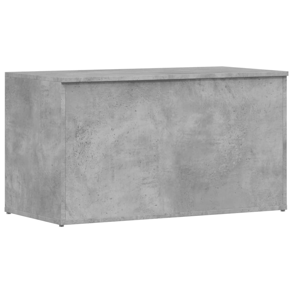 Storage Chest Concrete Grey 84X42x46 Cm Engineered Wood Blanket Boxes