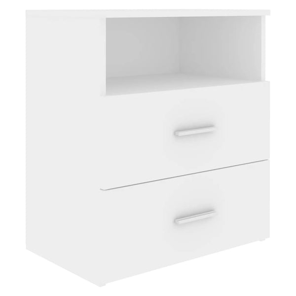 Bed Cabinet White 50X32x60 Cm Bedside Tables