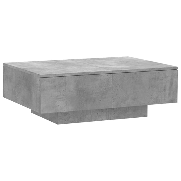 Coffee Table Concrete Grey 90X60x31 Cm Engineered Wood Coffee Tables