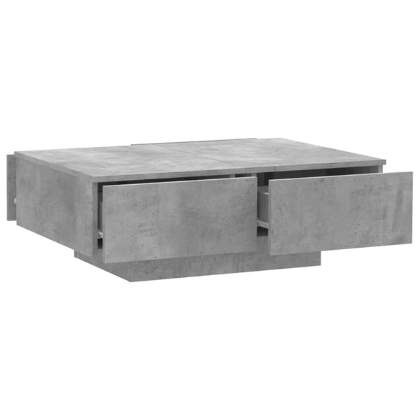 Coffee Table Concrete Grey 90X60x31 Cm Engineered Wood Coffee Tables