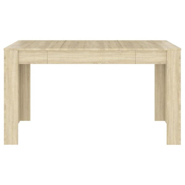 Dining Table Sonoma Oak 140X74.5X76 Cm Engineered Wood Dining Tables