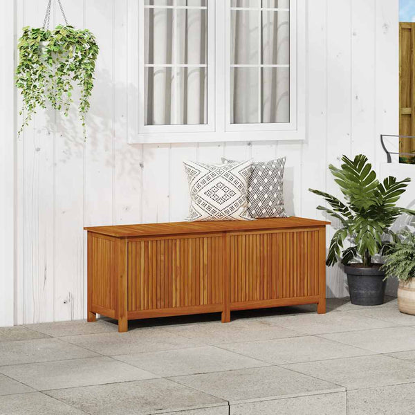 Vidaxl Garden Storage Box 150X50x58 Cm Solid Wood Acacia Storage Boxes