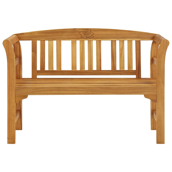Garden Bench 114 Cm Solid Acacia Wood Patio Benches