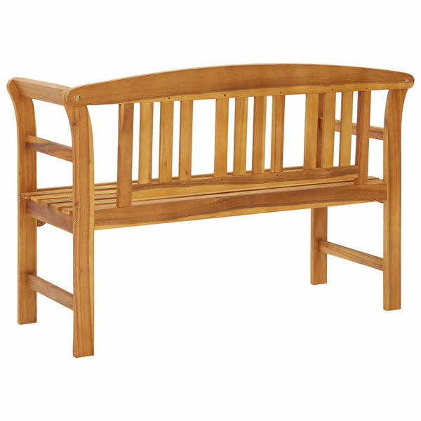 Solid Acacia Wood Garden Bench 114 Cm Patio Benches