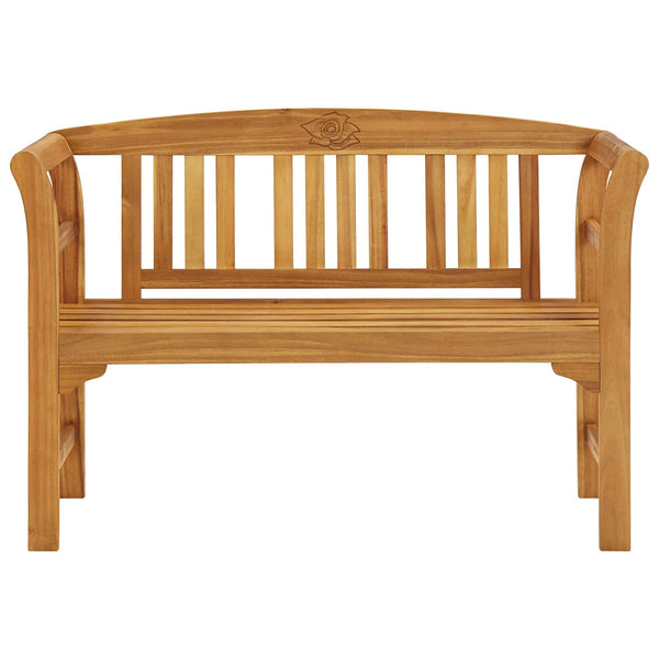Solid Acacia Wood Garden Bench 114 Cm Patio Benches